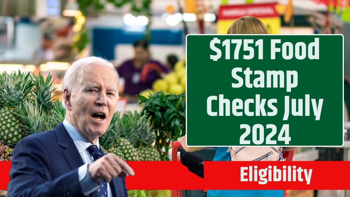 $1751 Food Stamp Checks July 2024