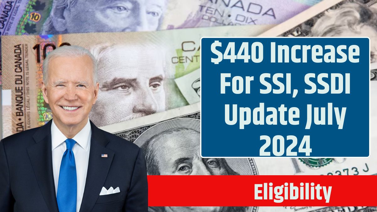 $440 Increase For SSI, SSDI Update July 2024