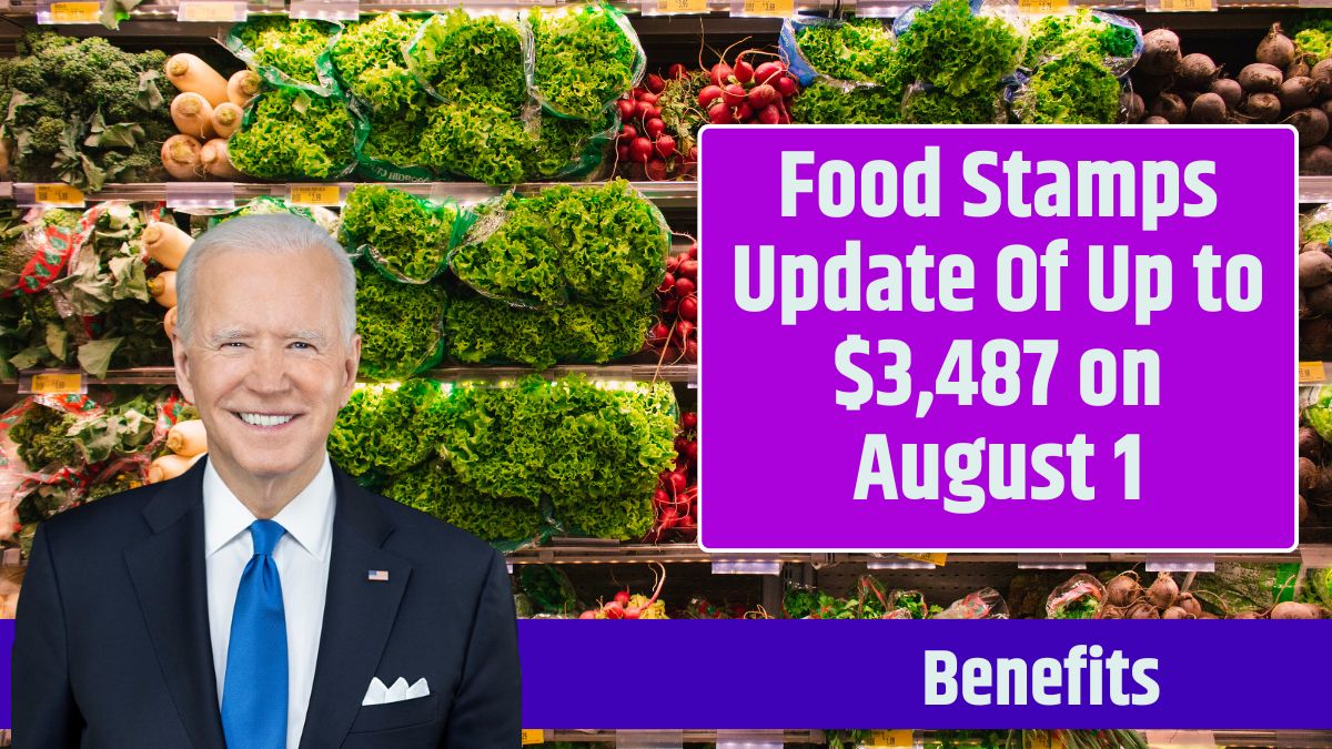 Food Stamps Update Of Up to $3,487 on August 1