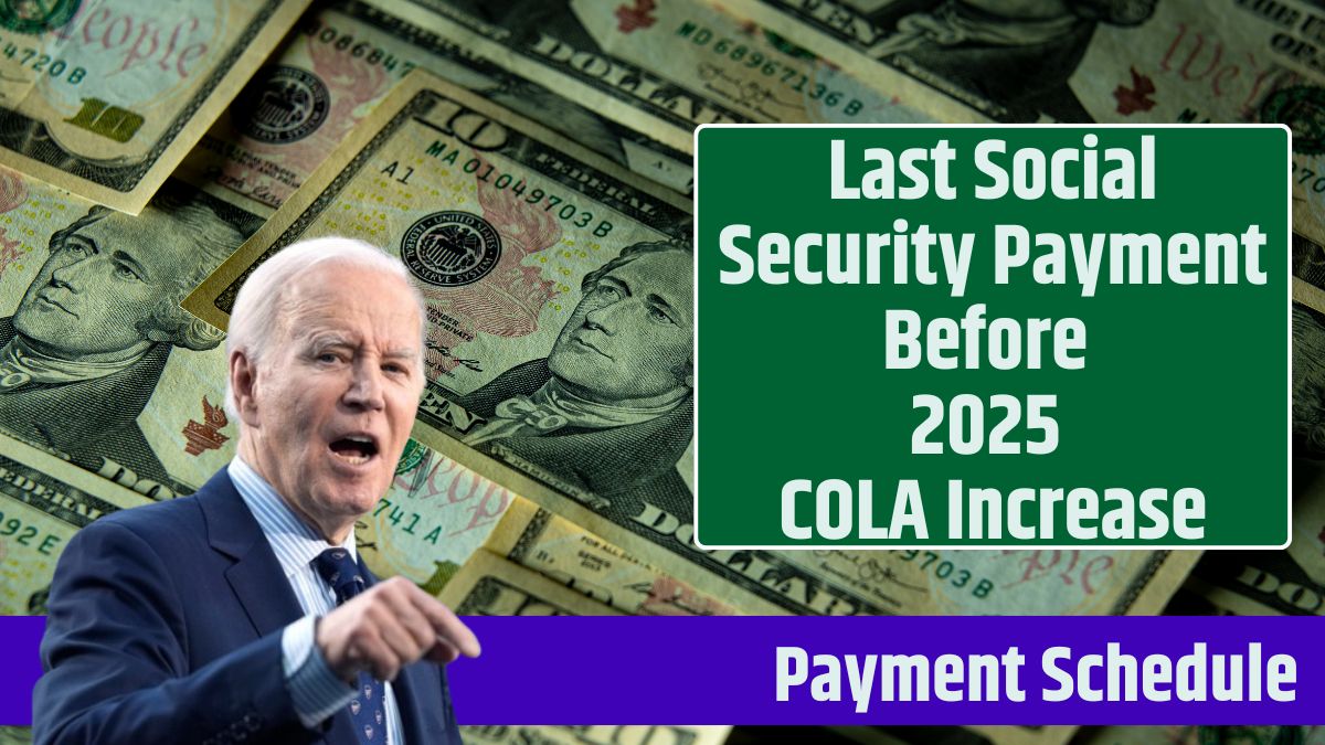 Last Social Security Payment Before 2025 COLA Increase