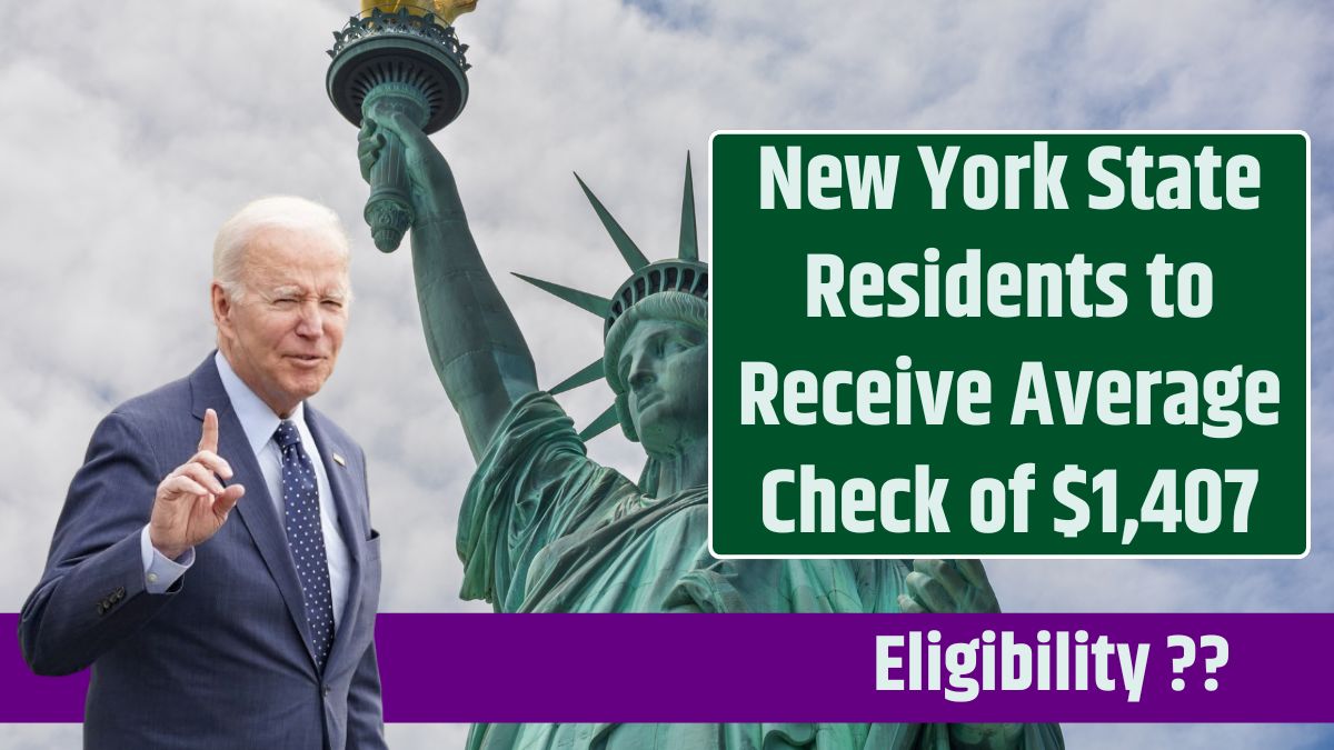 New York State Residents to Receive Average Check of $1,407