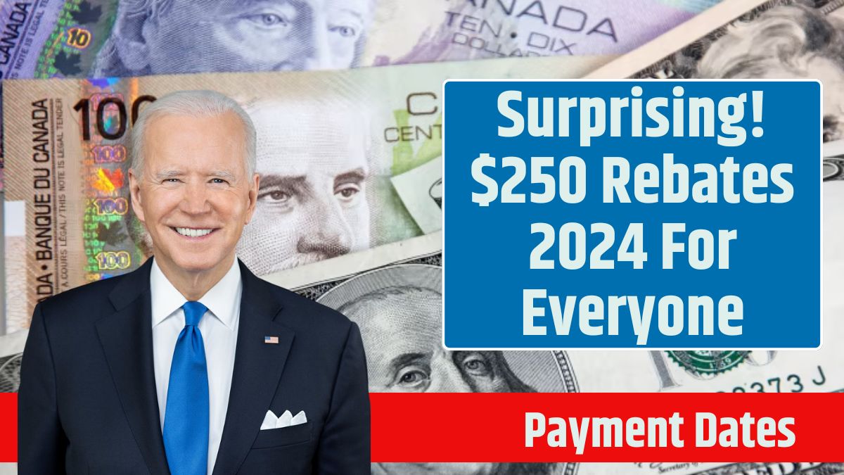 Surprising! $250 Rebates 2024 For Everyone